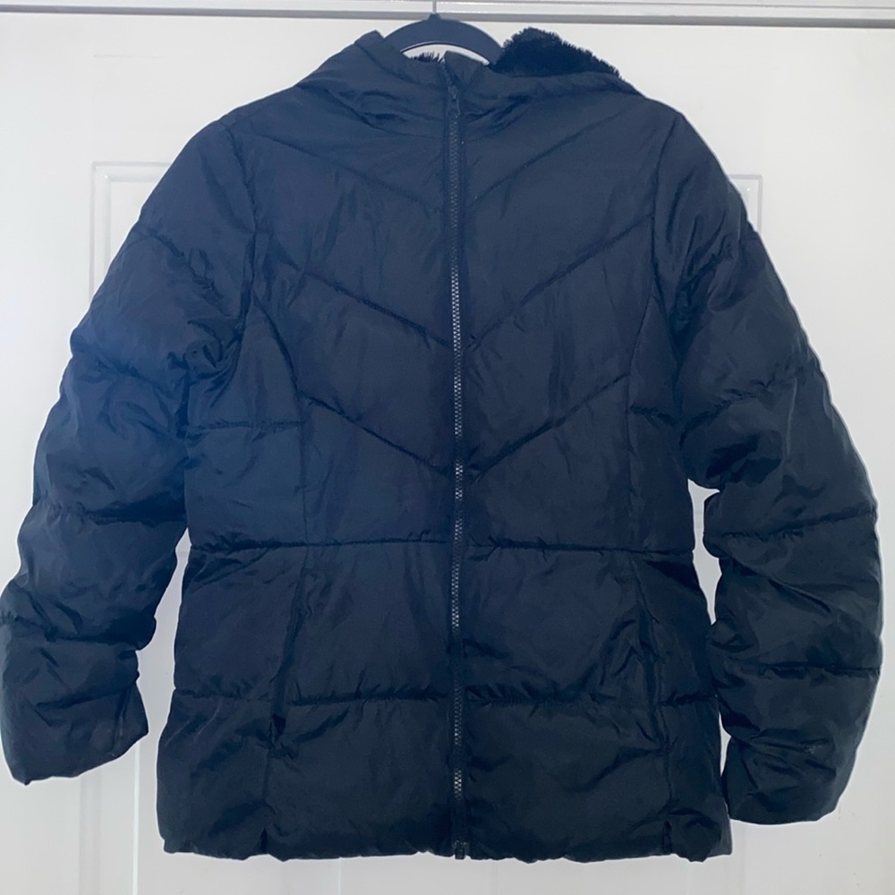 Girls Puffer Jacket black  size XL